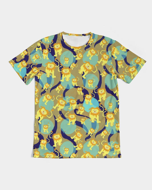 Lion Pattern Men's Tee
