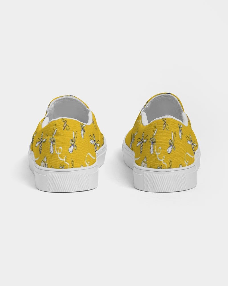 Honey B ees Women's Slip-On Canvas Shoe