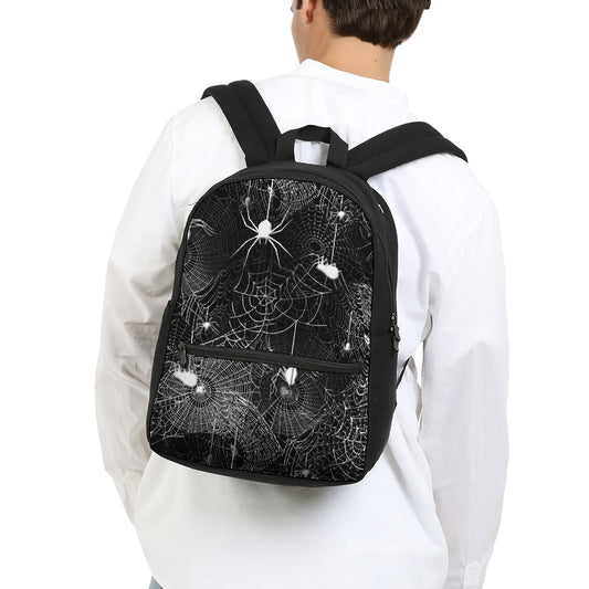 Spider Webs Small Canvas Backpack