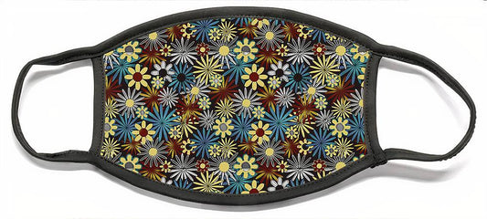 Daisies Pattern Variation 1 - Face Mask