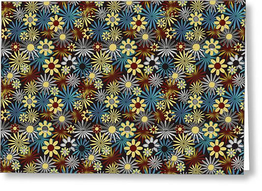 Daisies Pattern Variation 1 - Greeting Card