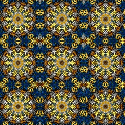 Daisies Kaleidoscope Digital Image Download