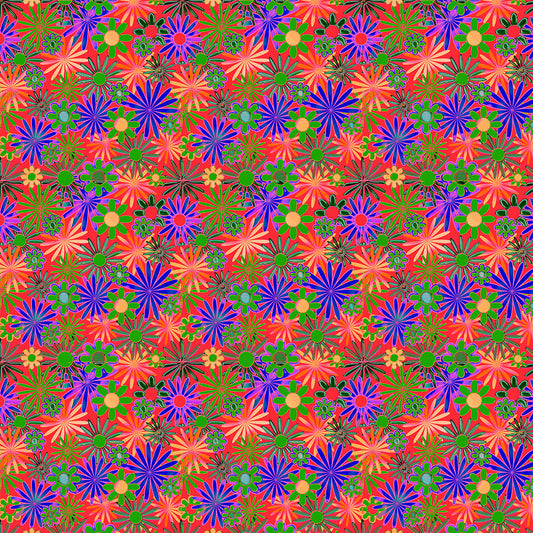 Purple and Peach daisies Digital Image Download
