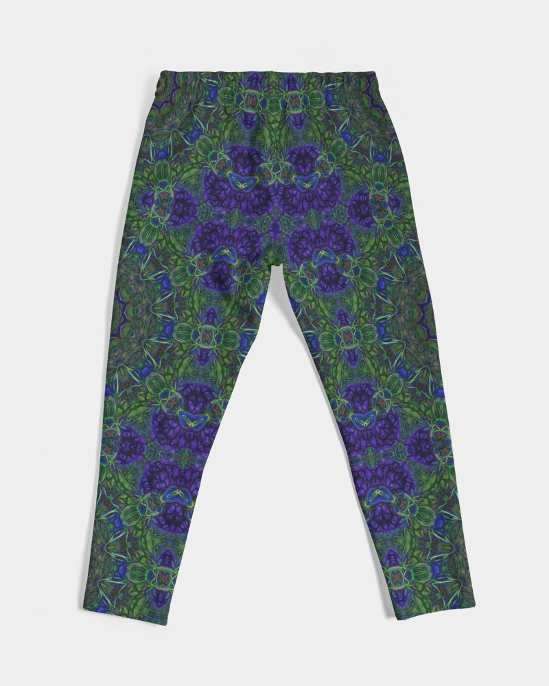 blue Green Ribbon Kaleidoscope Men's Joggers