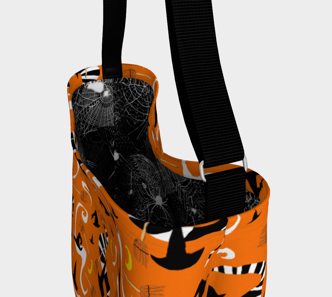 Witches Hats and Brooms Day Tote