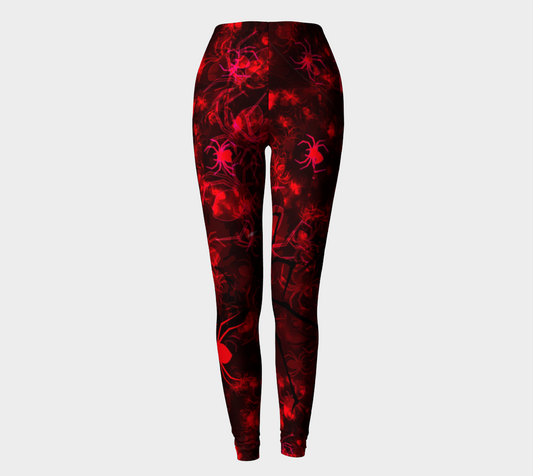 Red Spider Invasion Leggings