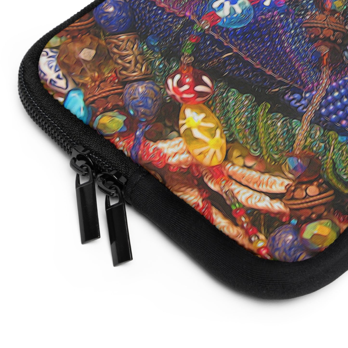 Beaded Jewelry Still Life Laptop Sleeve