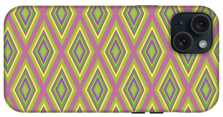 Diamonds Pattern Variation 6 - Phone Case