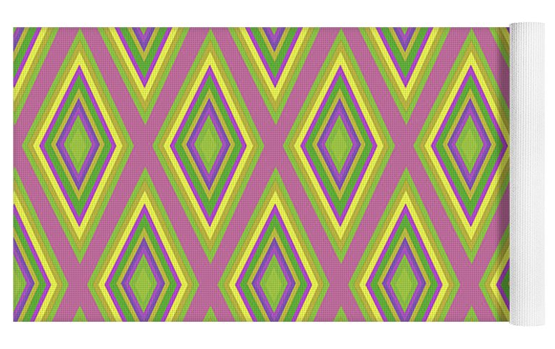 Diamonds Pattern Variation 6 - Yoga Mat