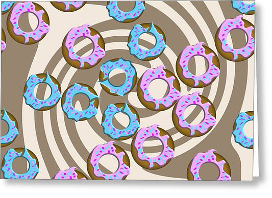 Donuts - Greeting Card