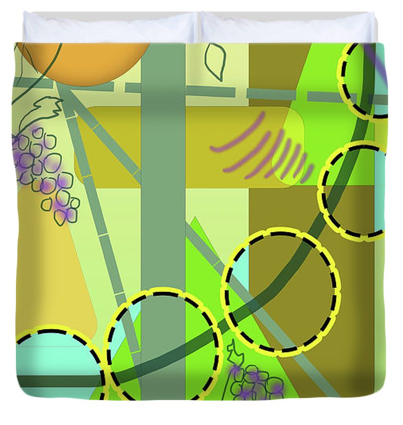 Driving To get Fruit - Duvet Cover