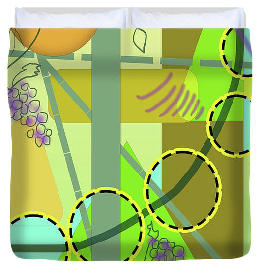 Driving To get Fruit - Duvet Cover