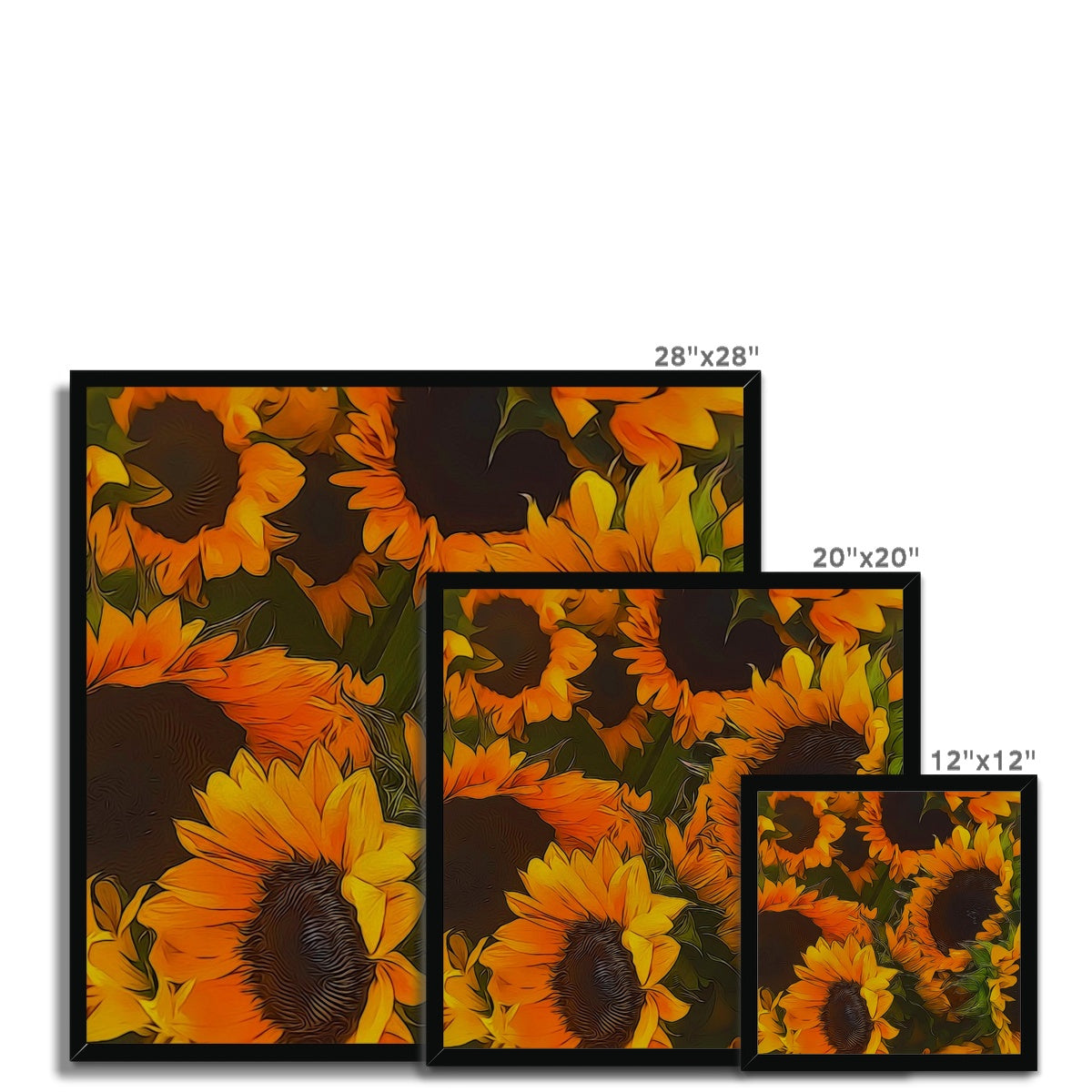 Sunflowers Framed Print