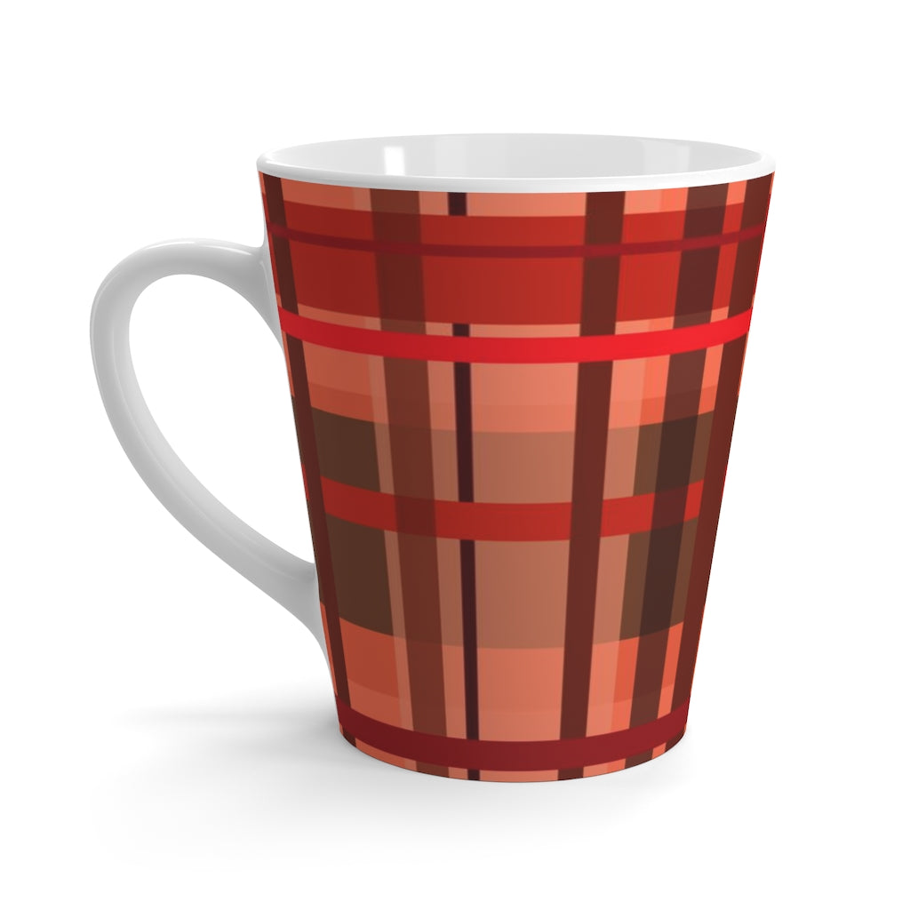 Fall Plaid Latte mug