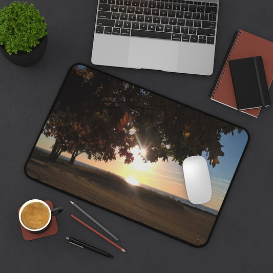 9 O'clock Sunrise Desk Mat