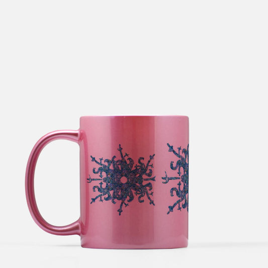 Snowflake Mug 11oz. (Pink)