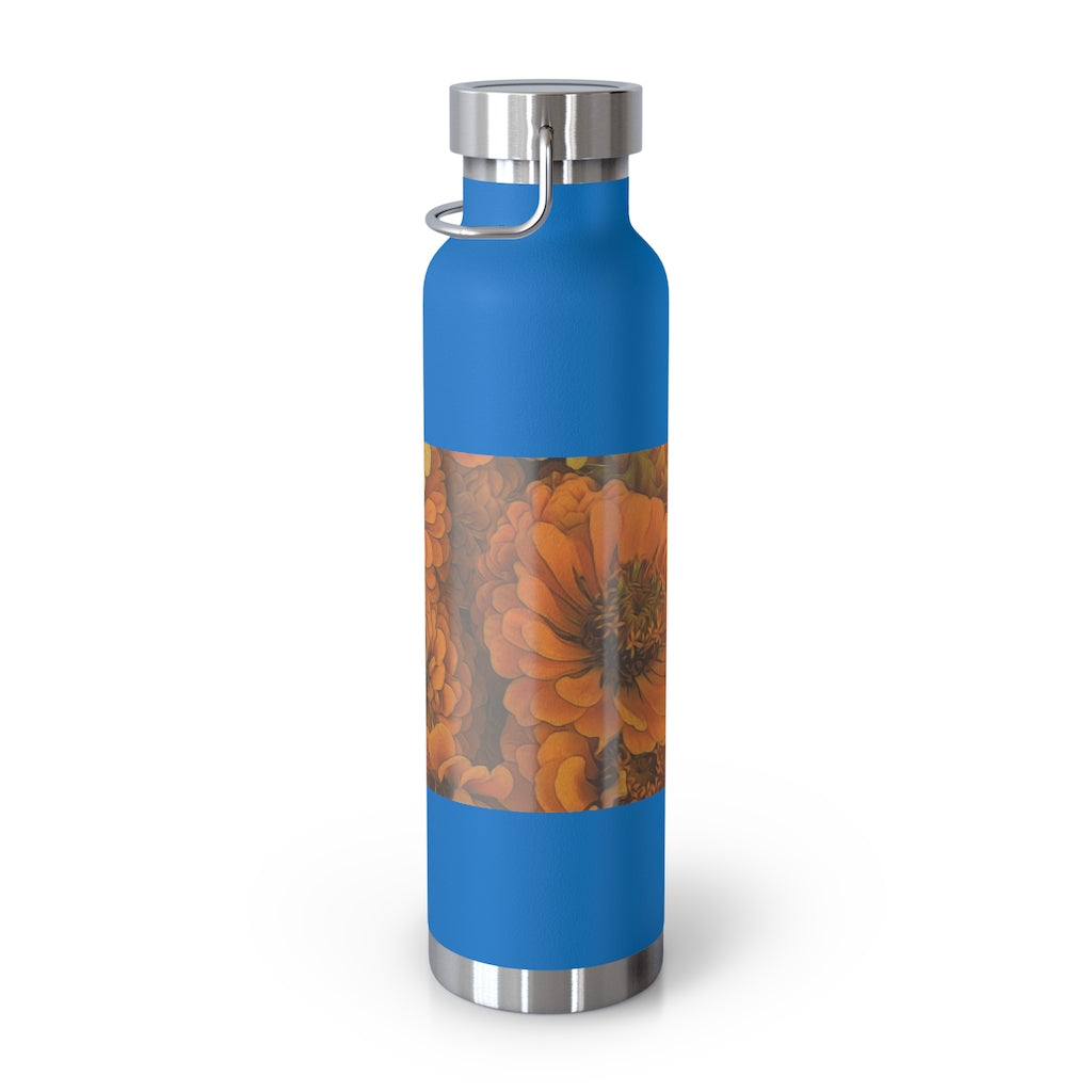 Yellow Zinnias 22oz Vacuum Insulated Bottle