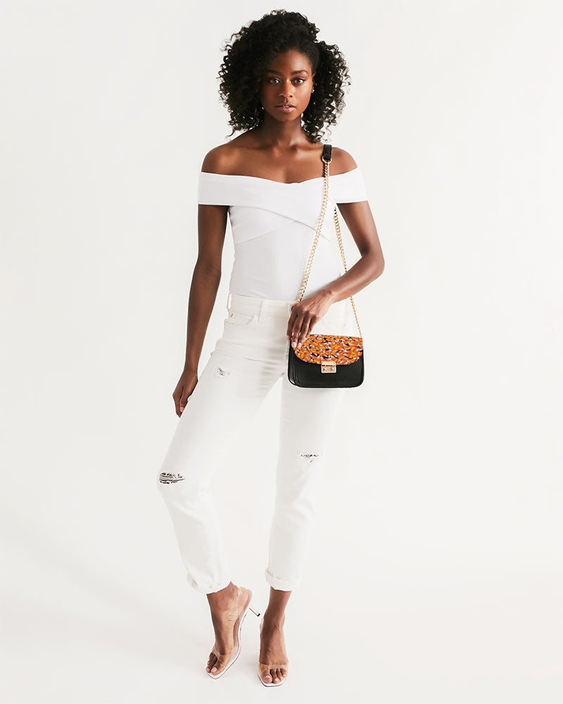 Candy Corn Pattern Small Shoulder Bag