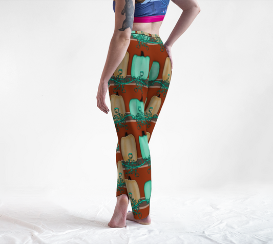 Blue Green Pumpkins Lounge Pants