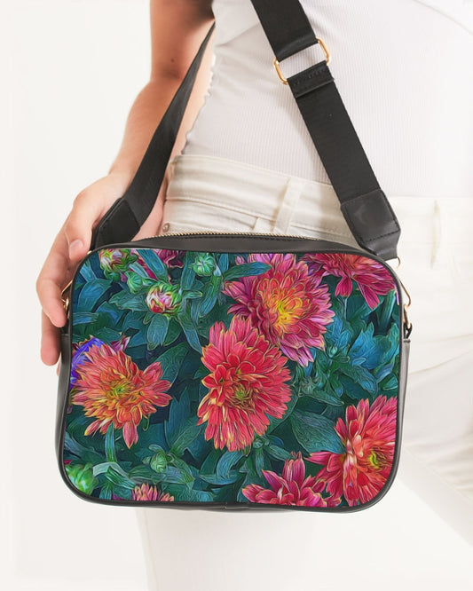 Warm Fall Mums Crossbody Bag