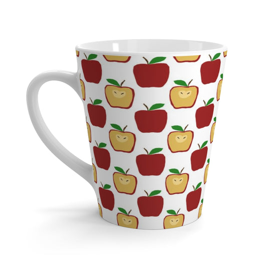 Apple Polkadots Latte mug