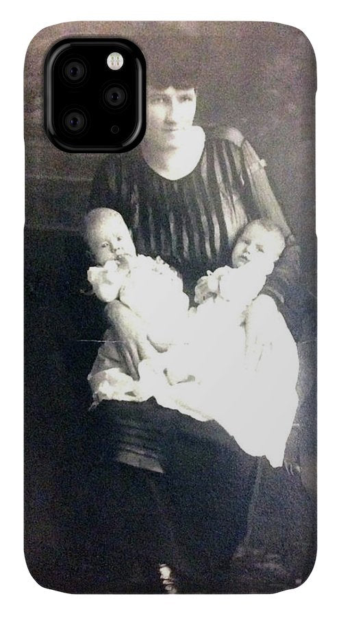 Early 1900s Mother and Twins - Phone Case