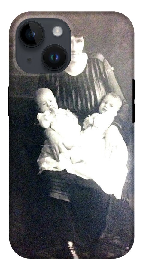 Early 1900s Mother and Twins - Phone Case