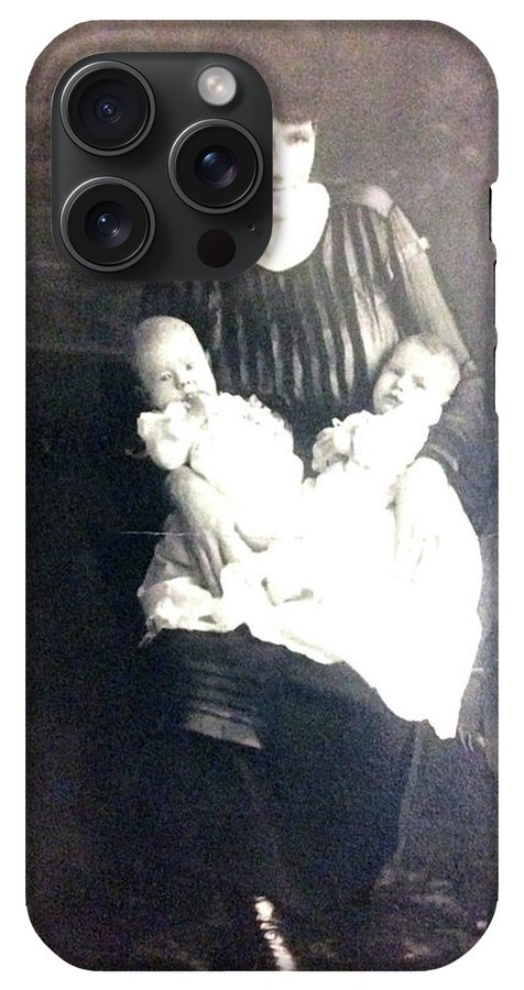 Early 1900s Mother and Twins - Phone Case