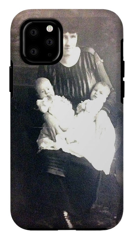 Early 1900s Mother and Twins - Phone Case