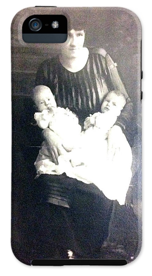 Early 1900s Mother and Twins - Phone Case