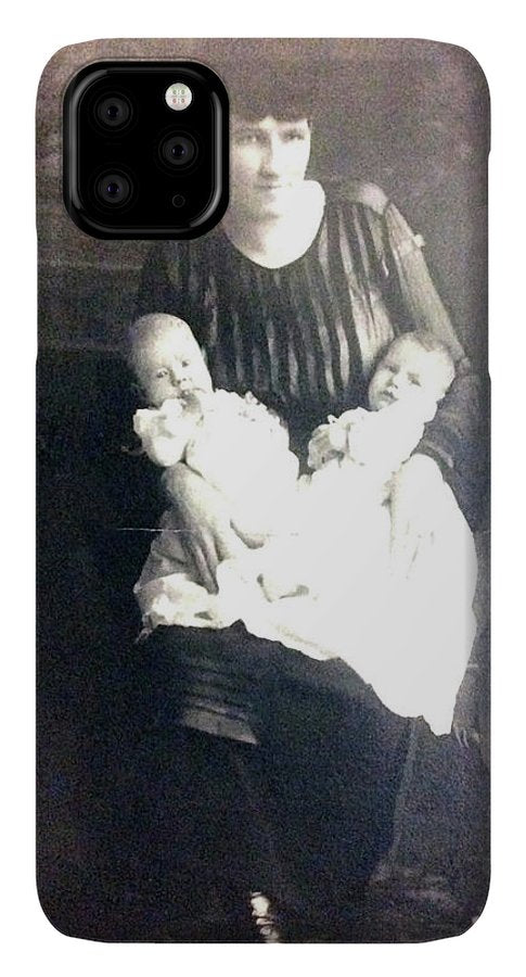 Early 1900s Mother and Twins - Phone Case