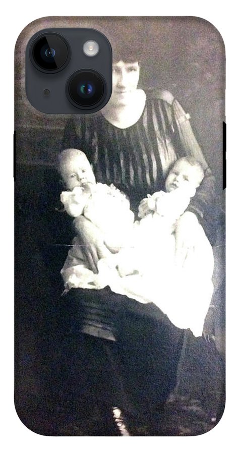 Early 1900s Mother and Twins - Phone Case