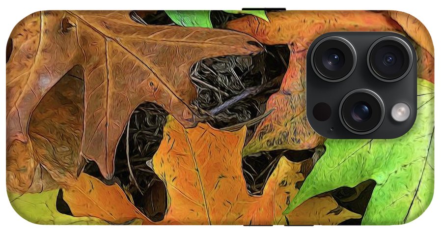 Early October Leaves 1 - Phone Case