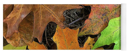 Early October Leaves 1 - Yoga Mat