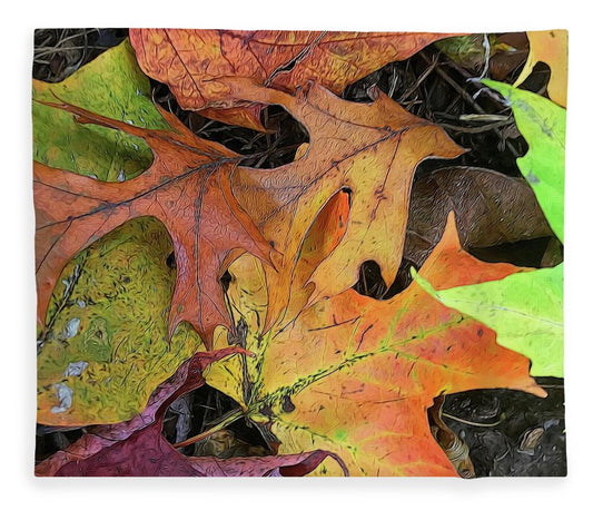 Early October Leaves 2 - Blanket
