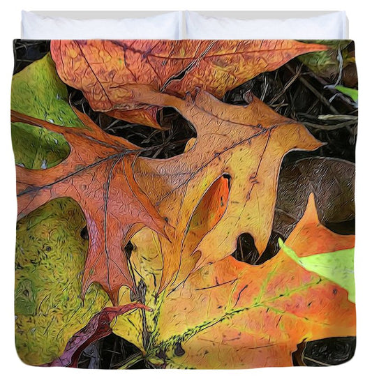 Early October Leaves 2 - Duvet Cover