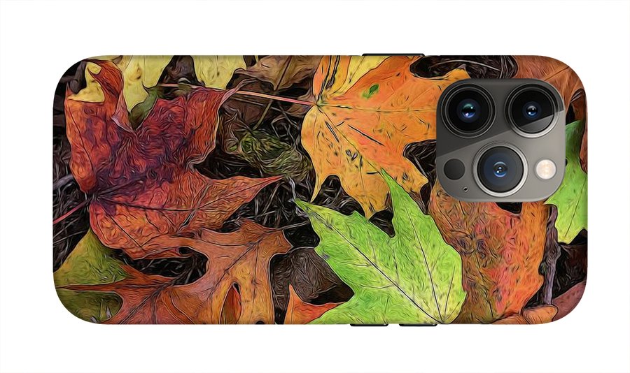 Early October Leaves 3 - Phone Case