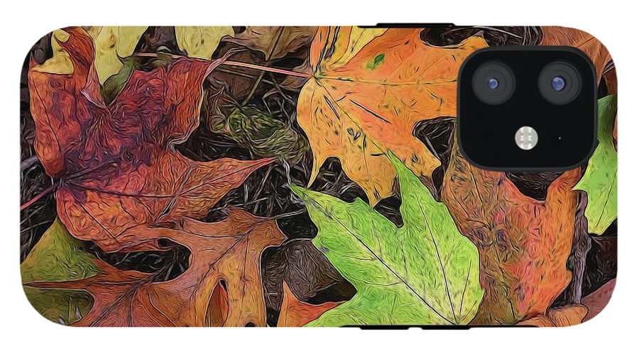 Early October Leaves 3 - Phone Case