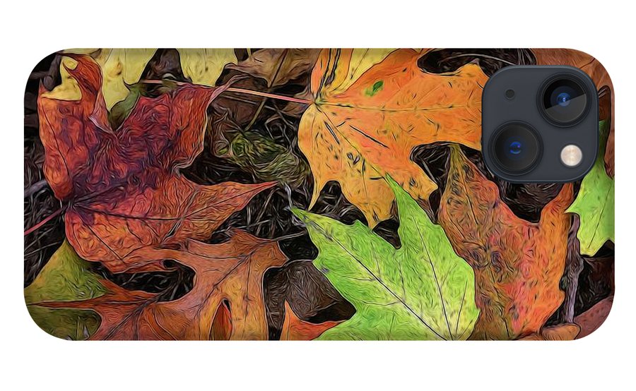 Early October Leaves 3 - Phone Case