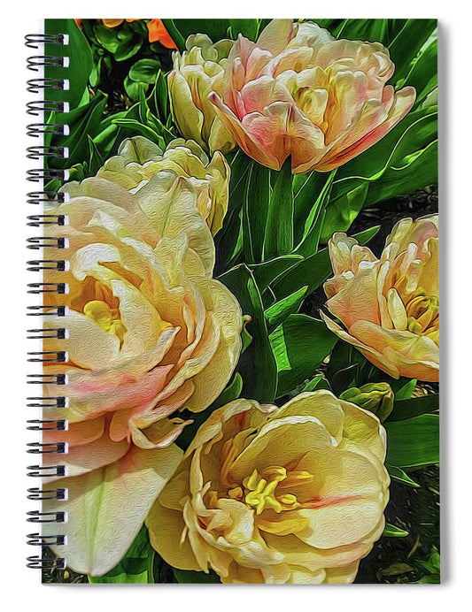 Early Summer Flowers - Spiral Notebook