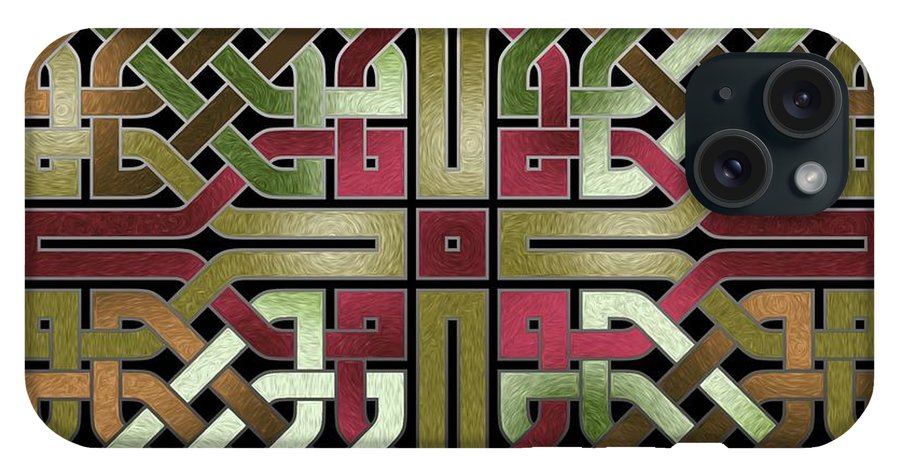 Earthtone Celtic Knot Square - Phone Case
