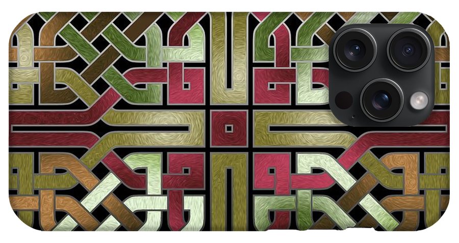 Earthtone Celtic Knot Square - Phone Case