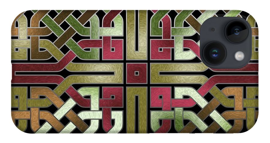 Earthtone Celtic Knot Square - Phone Case