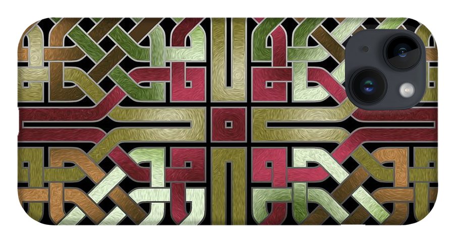 Earthtone Celtic Knot Square - Phone Case