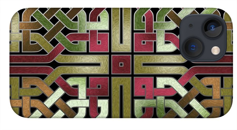 Earthtone Celtic Knot Square - Phone Case
