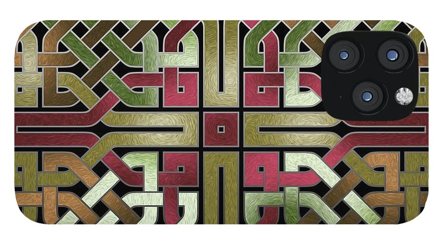 Earthtone Celtic Knot Square - Phone Case