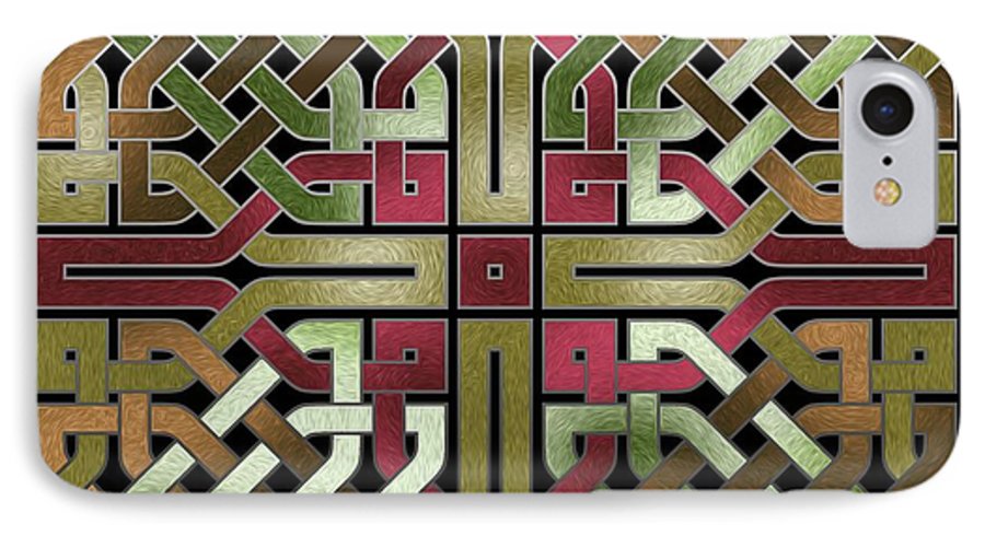 Earthtone Celtic Knot Square - Phone Case