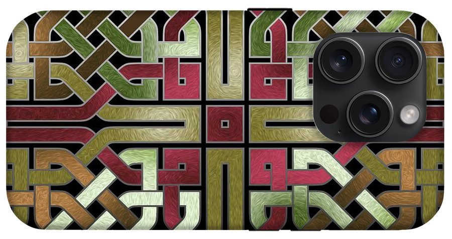 Earthtone Celtic Knot Square - Phone Case