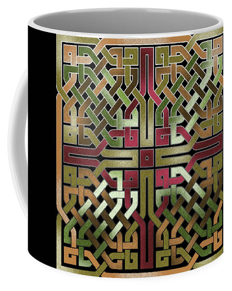 Earthtone Celtic Knot Square - Mug