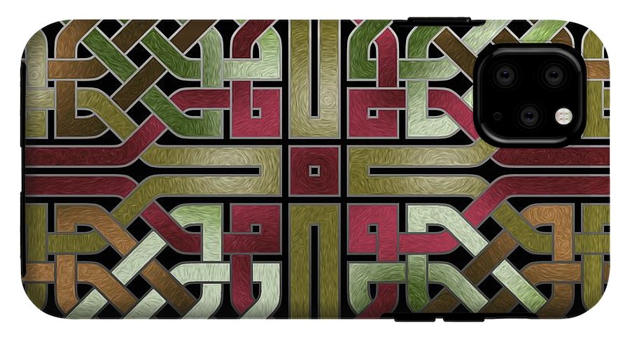 Earthtone Celtic Knot Square - Phone Case